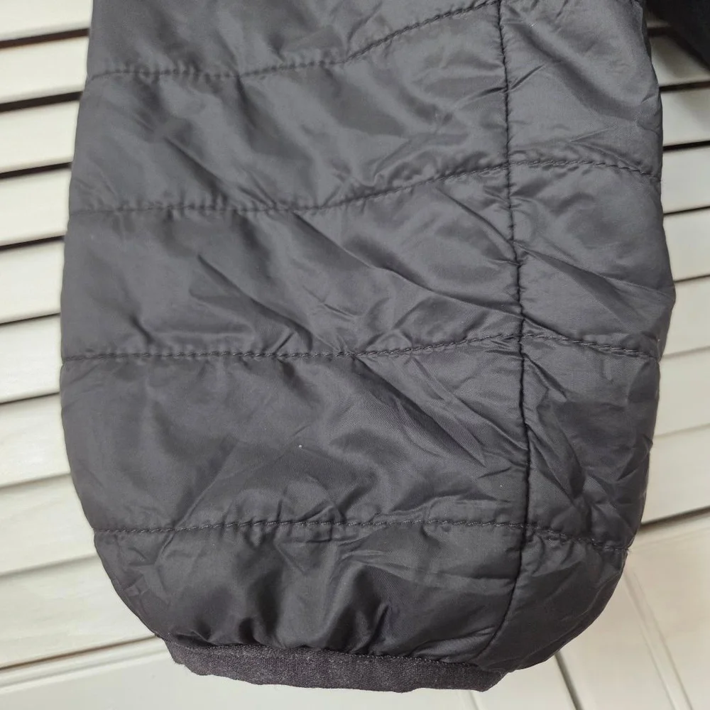 Women's PINK Victoria's Secret Black Puffer Jacket L - Picture 4 of 11